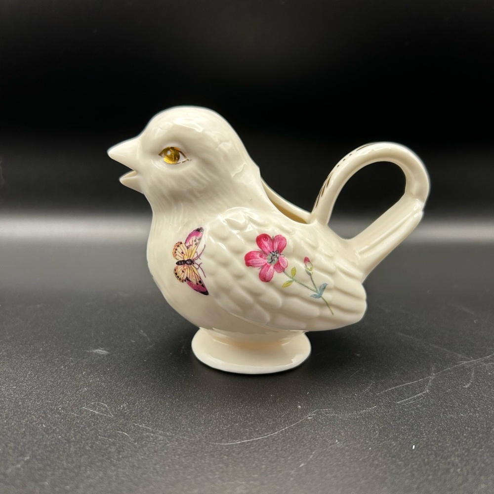 Grace’s Teaopia Floral Cream Bird-Shaped Ceramic Creamer